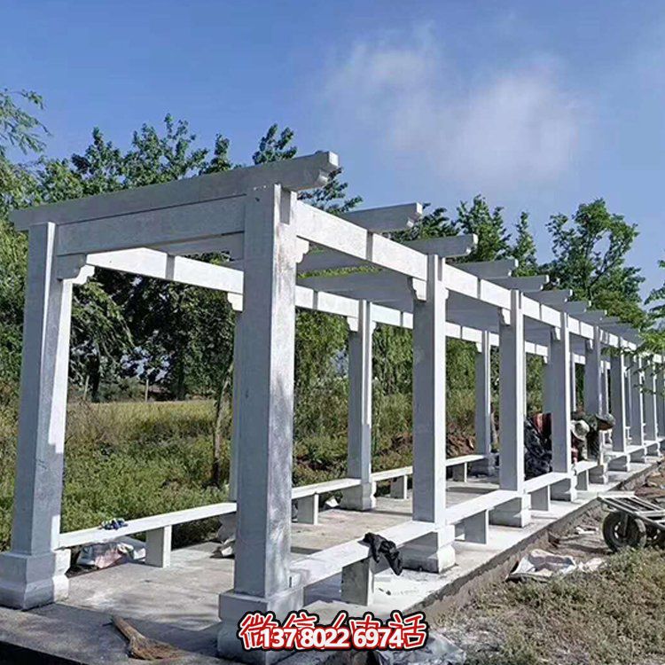 大理石石雕園林景觀戶(hù)外長(zhǎng)廊雕塑
