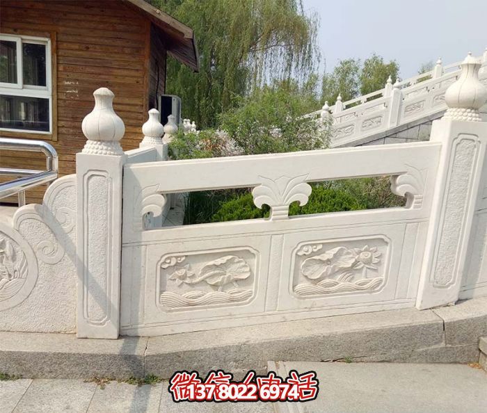 精美雕塑欄桿，提升公園景區入口環境
