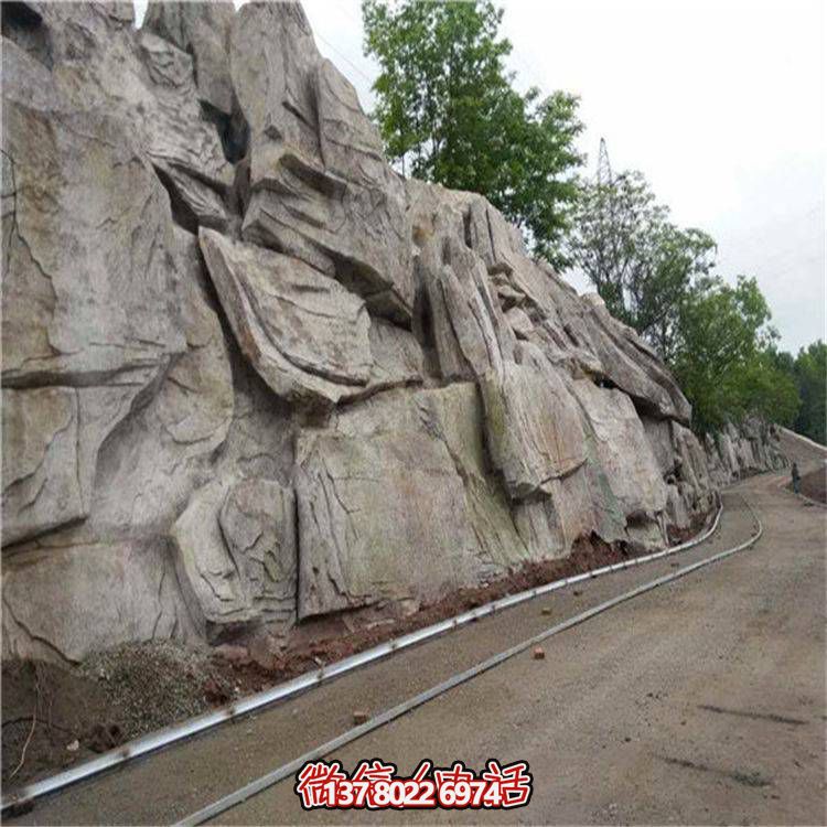 美輪美奐的景觀石，改善戶外街道路邊大型景觀