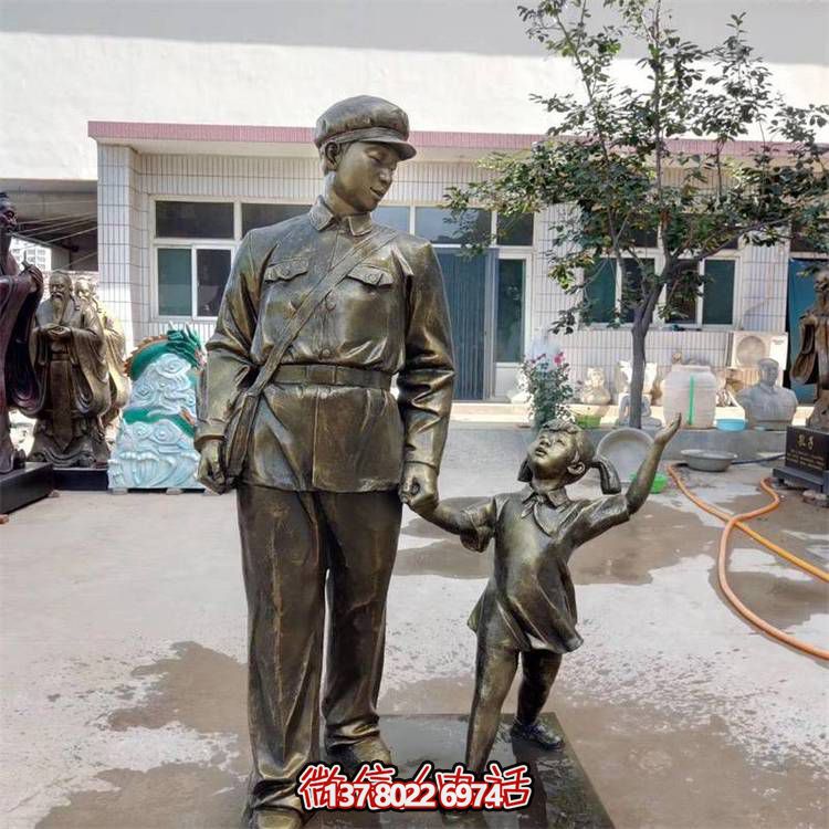 玻璃鋼雕塑，傳承名人精神，校園記憶經典