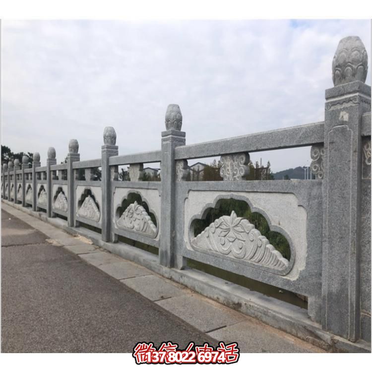 精致青石石雕欄桿，打造美麗公園景區